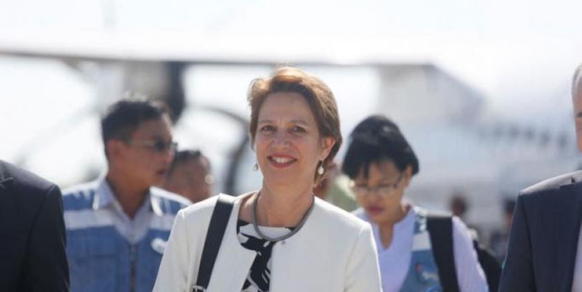 The UN Special Envoy for Myanmar Christine Schraner Burgener is visiting Rakhine State on 22 January and 24 January. Photo: Nyunt Win/EPA