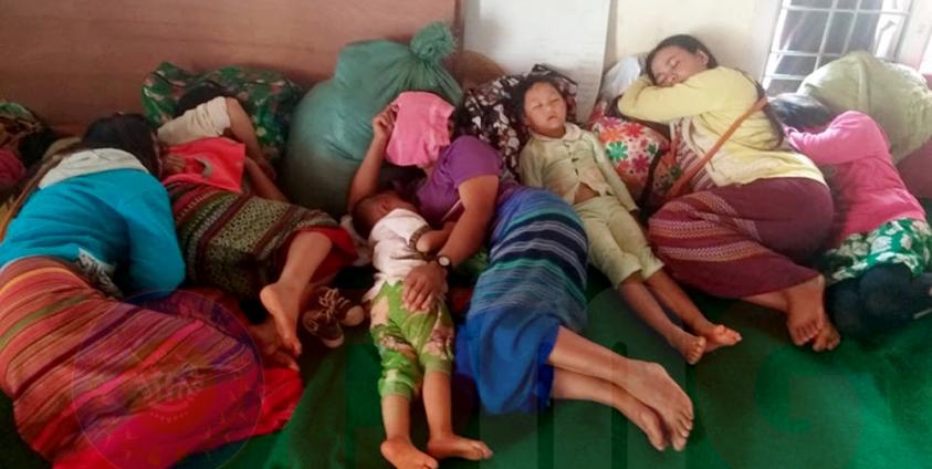 ဖေဖော်ဝါရီလ ၉ ရက်နေ့က RCSS  နှင့် SSPP တို့တိုက်ပွဲကြောင့် ကျောက်မဲမြို့သို့  ခိုလှုံရန် ရောက်ရှိနေကြသူများတွင် ရှမ်းနှင့်တအာင်းလူမျိုးများ ပါဝင်သည်။