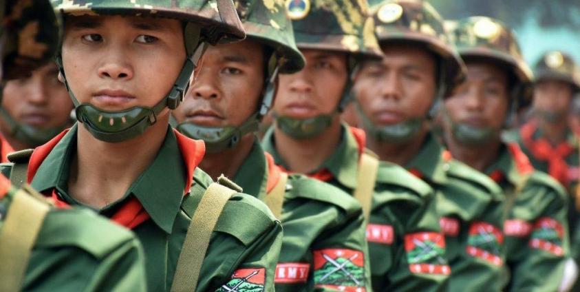 TNLA troops. Photo: Frontier Myanmar.
