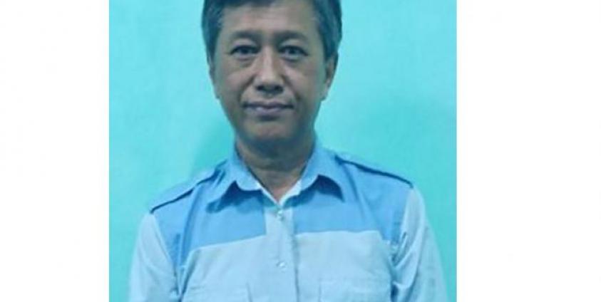 This file undated handout photograph released by Myanmar's Military Information Team on January 21, 2022 shows democracy activist Kyaw Min Yu, also known as 'Jimmy', who rose to prominence during Myanmar's 1988 student uprising and was arrested in an overnight raid in October 2021. Photo: AFP