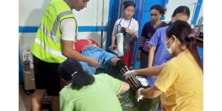 မိုင်းကိုင်ဒေသခံ မိုင်းနင်းမိ