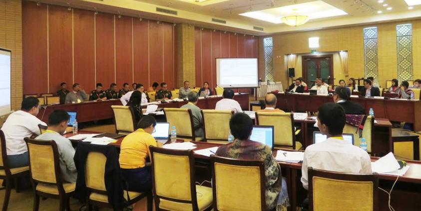 Meeting of the Economic Sector Work Committee (Photo – Hla Maung Shwe)