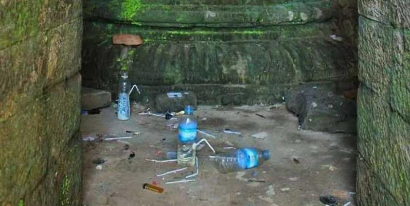 Drug users, however, are staying among secluded ancient pagodas in Mrauk-U city to use drugs and some are using drugs at nights.
