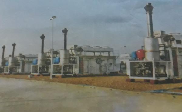 တောင်သာမြို့တွင် လက်ရှိ တည်ဆောက်နေသည့် ၂၂၅ မဂ္ဂါ၀ပ် စက်ရုံကို တွေ့ရစဉ်/ ဓာတ်ပုံ- ကြေးမုံ။