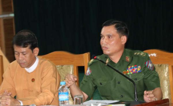 Photo- မွန်ပြည်နယ် လုံခြုံရေးနှင့် နယ်စပ်ရေးရာဝန်ကြီး ဗိုလ်မှူးကြီးနေထွဋ်ဦး(Mon State Government Office)