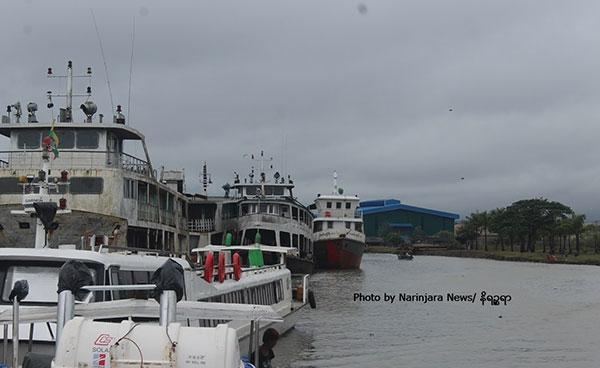 စိတ်ကြွဆေးပြားများ ဖမ်းမိရာ စစ်တွေမြို့ဆိပ်ကမ်း/ ဓာတ်ပုံ- နိရဥ္စရာ