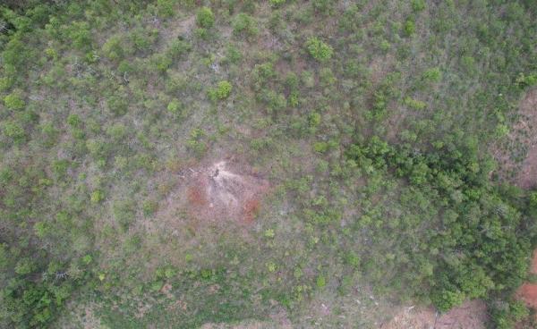 လေယာဥ်ပျက်ကျခဲ့သည် ဆိုသောနေရာကို ကလလတက ရိုက်ယူထားတဲ့ ဒရုန်းမှတ်တမ်း။