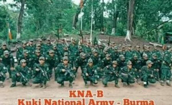 ပုံအညွှန်း - ကူကီးအမျိုးသားတပ်မတော်သားများကိုတွေ့ရစဉ် ဓါတ်ပုံ - KNO/A (Burma)