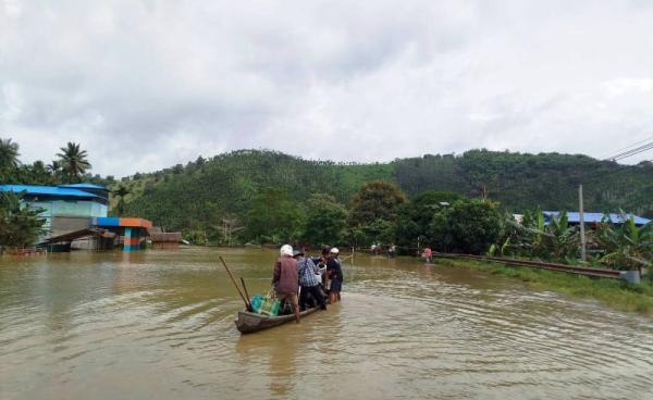 ရေကြီးရေလွှမ်းမိုးမှု မြင်ကွင်းတစ်ခု။ / CJ