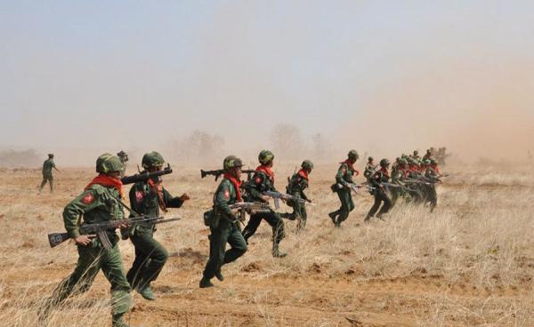 စစ်အုပ်စုတပ်၏ မြေပြင် စစ်ရေးလေ့ကျင့်မှု တစ်ခု (ဓာတ်ပုံ - mmmilitary)