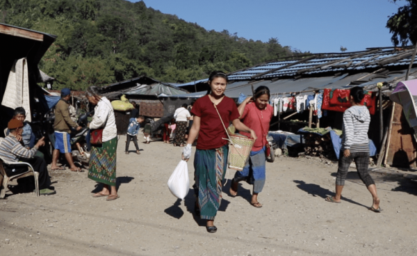 ပုံဟောင်း (လိုင်ဇာအနီးရှိ ဝေကြိုင်စစ်ရှောင်စခန်းတွင်းမှ မြင်ကွင်း)