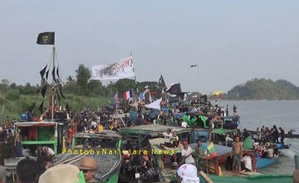 ယခင်က ကျင်းပခဲ့သည့် ကျောက်တော်တောင် ဘုရားပွဲမြင်ကွင်း