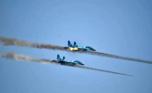 စစ်ကောင်စီတပ်တွေ စစ်ရေးလေ့ကျင့်ချိန်မြင်တွေ့ရတဲ့ ဂျက်လေယာဉ်