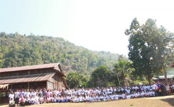 သထုံခရိုင်၊ ဘီးလင်းမြို့နယ်၊ ကွီးလေး ကျေးရွာ တွင် ကျင်းပခဲ့သည့် လူ့အခွင့်အရေးနေ့ (Photo_KIC)