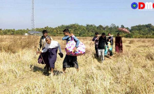 ပိတ်မိနေသူများထဲတွင် သက်ကြီးရွယ်အိုများ၊ နာမကျန်းဖြစ်နေသူများ အများစုပါဝင်သည်။ (ဓာတ်ပုံ - ကျော်မင်းခိုင်)