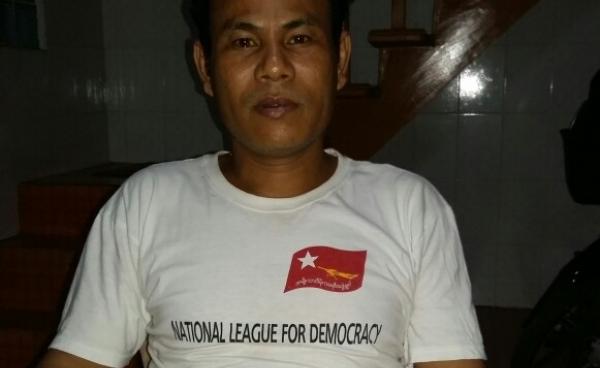 U Dashi La Seng, a candidate from the National League for Democracy (NLD) who is running in Hpakant Constituency No 2 for a seat in the State Parliament.