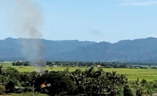 ဘူးသီးတောင်မြို့နယ်၊ တောင်ရွာ(မွတ်ဆလင်)ကျေးရွာအား ယနေ့တွေ့ရစဉ်။ ဓာတ်ပုံ - CJ