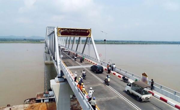Bogyoke Aung San Bridge. Photo: Ministry of Construction