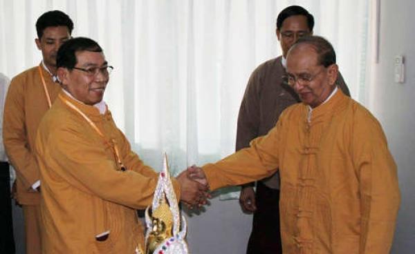 President Thein Sein and Lt-Gen Yawd Serk met in 2013