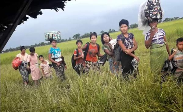 Arakanese villagers face troubles as firing often breaks out