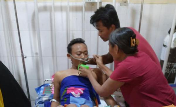 Ko Nyi Nyi Zaw is seen (Photo - Kyaw Soe Wynn)