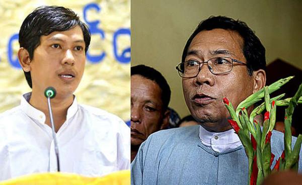 Writer Wai Hun Aung and Dr. Aye Maung