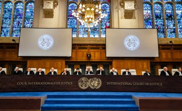 Judges at the International Court of Justice in The Hague consider the case against Myanmar.