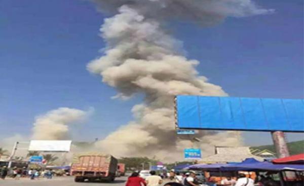 Warehouse Explodes in Mongla 