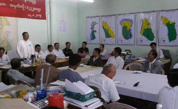 မွန်ပြည်နယ်ရွေးကောက်ပွဲကော်မရှင်အစည်းအဝေးတရပ်ကျင်းပစဉ်(MNA)