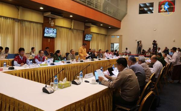 Photo- အစိုးရကိုယ်စားလှယ်များနှင့် NCA-S EAO တို့၏ JICM အကြိုညှိနှိုင်းအစည်းအဝေး(NCA-S EAO)