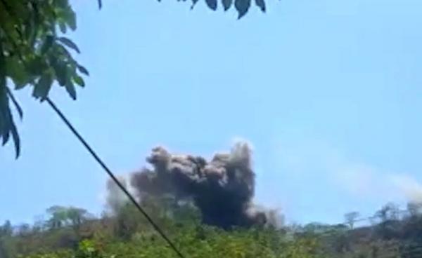 The Myanmar military has conducted air raids in previous Arakan State clashes.