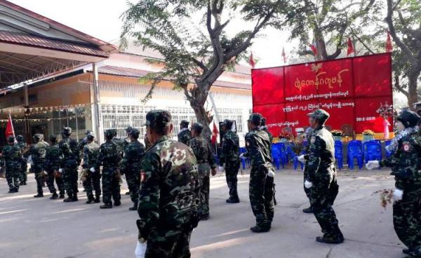 ဓာတ်ပုံ- မွန်ငြိမ်းချမ်းကာကွယ်ရေးတပ်ဖွဲ့( ပုံဟောင်း)