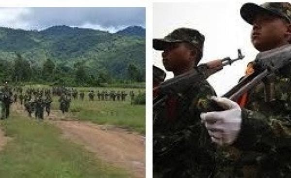 PSLF/TNLA armed forces (left) and RCSS/SSA-S armed forces (right)