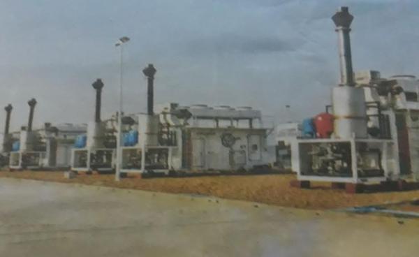 Sembcorp’s 225-megawatt factory is seen under construction in Thaungtha township. (Photo – Kyemon)