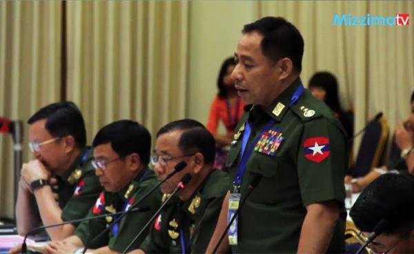 Union-level Joint Monitoring Committee (JMC-U) Chairman Lt. Gen. Yar Pyae.