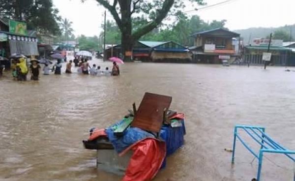 ကင်းမွန်ချောင်းစခန်းတွင် ရေကြီးခဲ့မှုအခြေအနေ(Popular News Journal)