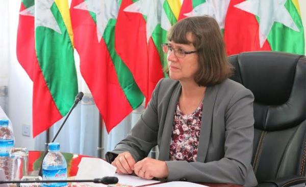 German ambassador to Myanmar Dorothee Janetzke-Wenzel. Photo: Annika Banggerter