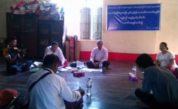 Press Conference of the Mon Population Collecting Group (Ko Thu)