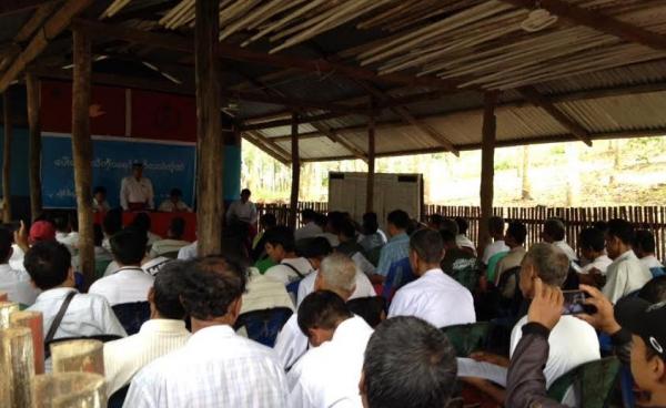 မွန်ပြည်သစ်ပါတီ ထားဝယ်ခရိုင် လူထုတွေ့ဆုံပွဲ (Htaw Naieain Facebook)