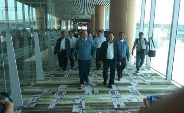 FPNCC အဖွဲ့ နေပြည်တော်သို့ရောက်ရှိလာစဉ် (Peace Commission)