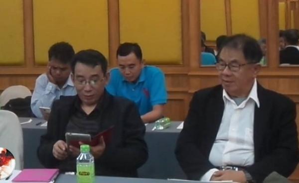 ခေါင်းဆောင် ခူဦးရယ်က ရန်ကုန်မြို့သတင်းစာရှင်းလင်းပွဲ၌ ပြောကြားစဉ်(MNA)