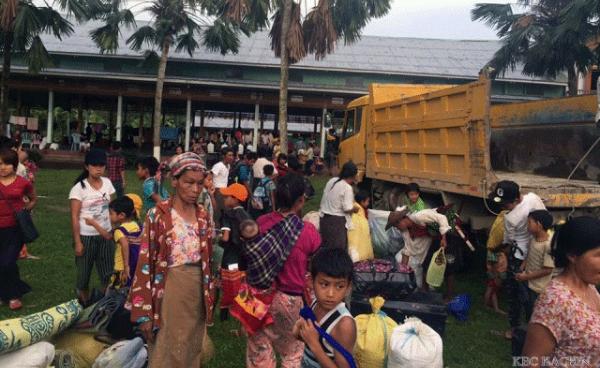 IDPs seeking refuge in Tanai town have been instructed to move to Nawng Long Kawng Ra Village, where civilians have reported been injured by recent heavy artillery.