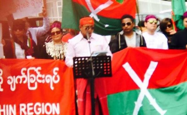 ၈၈ မျိုးဆက်ကျောင်းသားခေါင်းဆောင် မင်းဇေယျ မိန့်ခွန်းပြောကြားစဉ်(AMA)