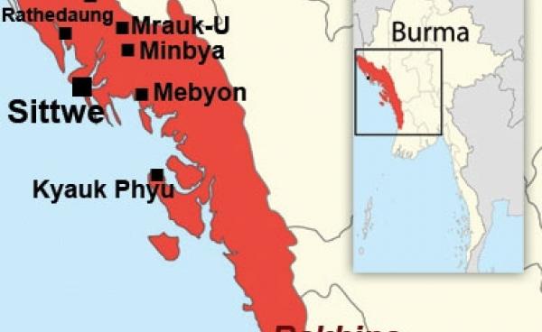 Map of Arakan State