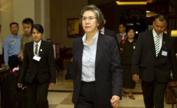 United Nations Rapporteur on Human Rights in Burma Yanghee Lee seen during her visit to Burma last year