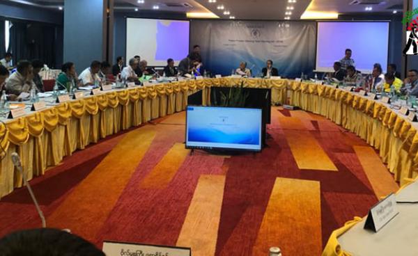 Photo by SHAN -အောက်တိုဘာလ ၁၀ ရက်မှ ၁၂ ရက်နေ့အထိ ထိုင်းနိုင်ငံချင်းမိုင်မြို့တွင် ပြုလုပ်သည့် PPST အလွှတ်သဘောအစည်းအဝေး အဖွင့်မိန့်ခွန်းပြောကြားနေသော ယာယီခေါင်းဆောင် ဗိုလ်ချုပ်ကြီးယွက်စစ်