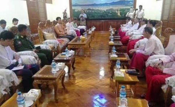 မွန်ပြည်သစ်ပါတီနှင့် မွန်ပြည်နယ်အစိုးရ တွေ့ဆုံပွဲ (War War Zin Oo Facebook)