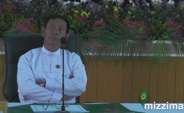 USDP Central Committee Chairman Than Htay.