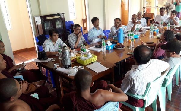 Meeting of the Mon National Conference organizing committee (Photo: MNA)