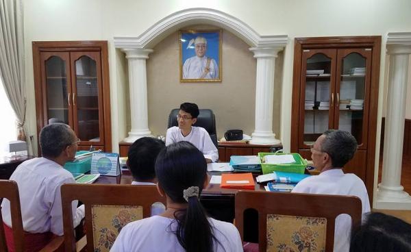 Members of the Mon National Day organising committee meet with Chief Minister (Photo: MNA)